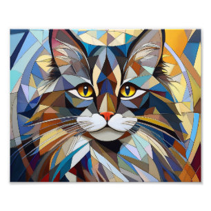 Foto Gato de Cubismo de IA