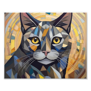 Foto Gato de Cubismo de IA