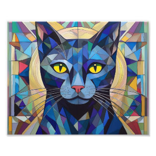 Foto Gato de Cubismo de IA