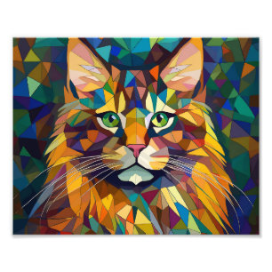 Foto Gato de Cubismo de IA