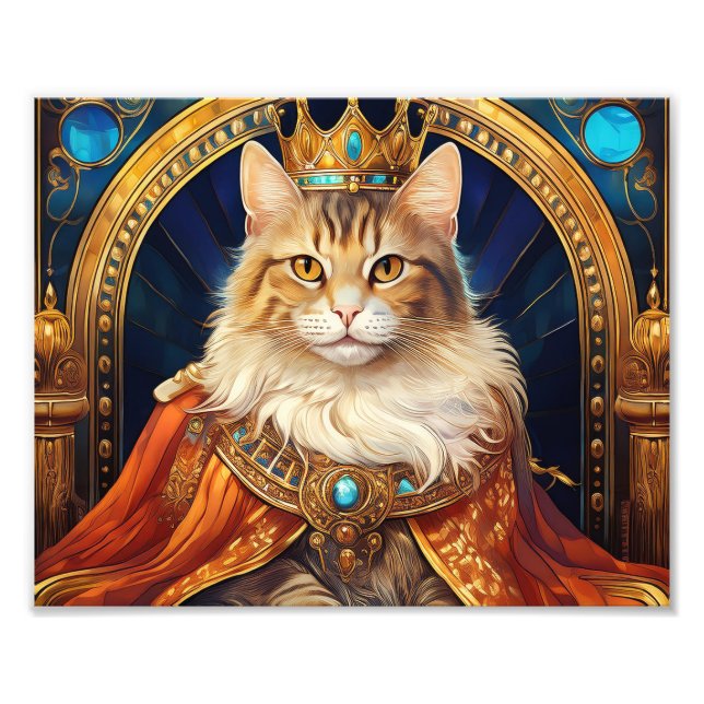 Foto Gato de fans de AI (Frente)