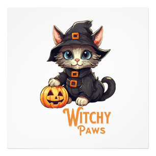 Foto Gato de Halloween Patas de Bruja