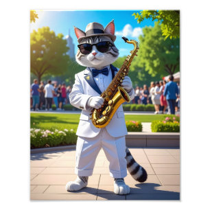 Foto Gato de Jazz Genial