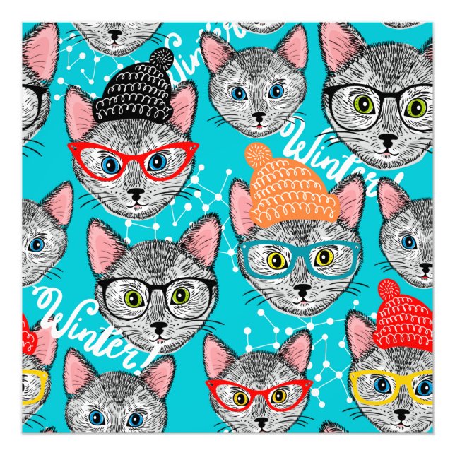 Foto Gato en el gorra (Frente)
