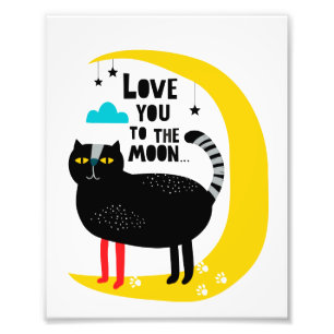 Foto Gato en la luna