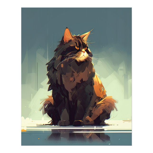 Foto Gato grande y hermoso (Frente)