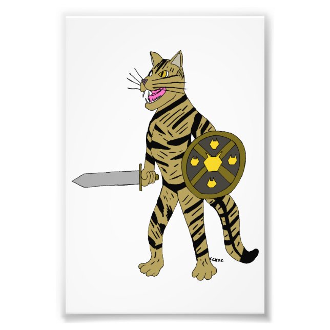 Foto Gato guerrero (Frente)