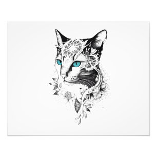 Foto Gato Mascota Naturaleza animal Ilustracion arte ta
