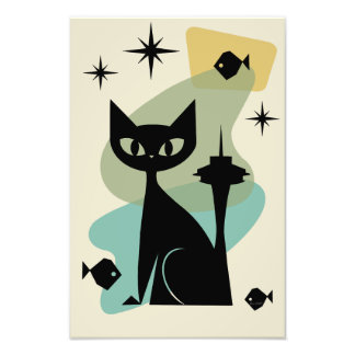 Foto Gato moderno Seattle de mediados del siglo