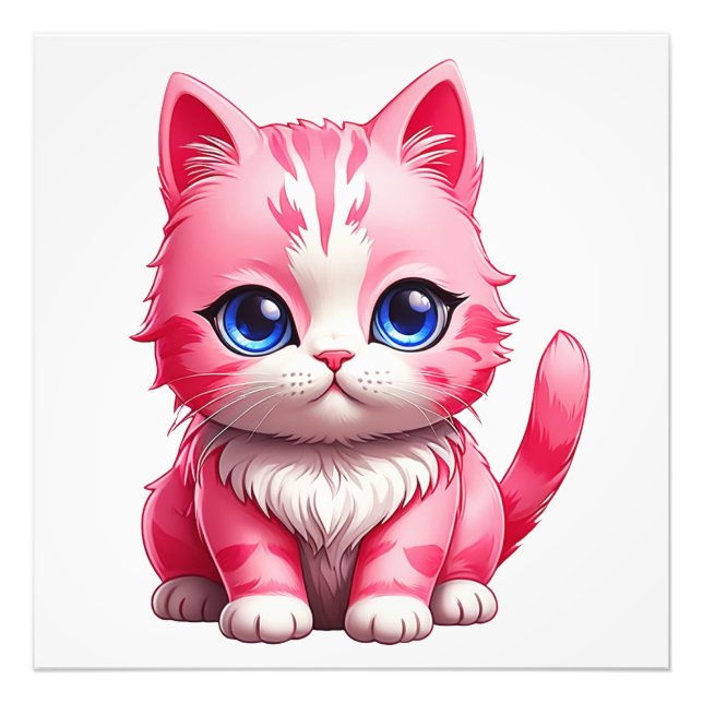 Foto Gato rosa (Frente)