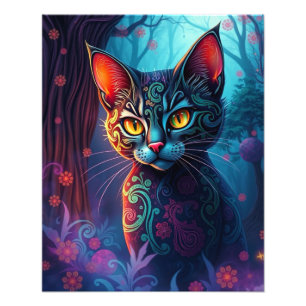 Foto Gato siamés místico