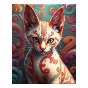 Foto Gato siamés místico