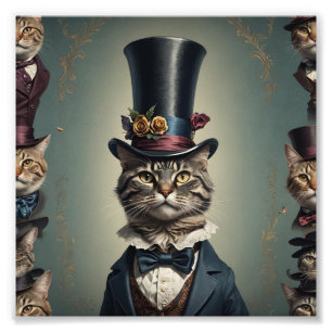 Foto Gato victoriano con Tophat