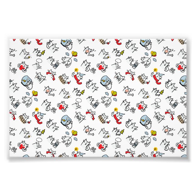 Foto Gatos divertidos, leche y magia. (Frente)