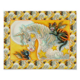 Foto GATOS NEGROS INFLAMADORES CON HALLOWEEN UNICORN Co