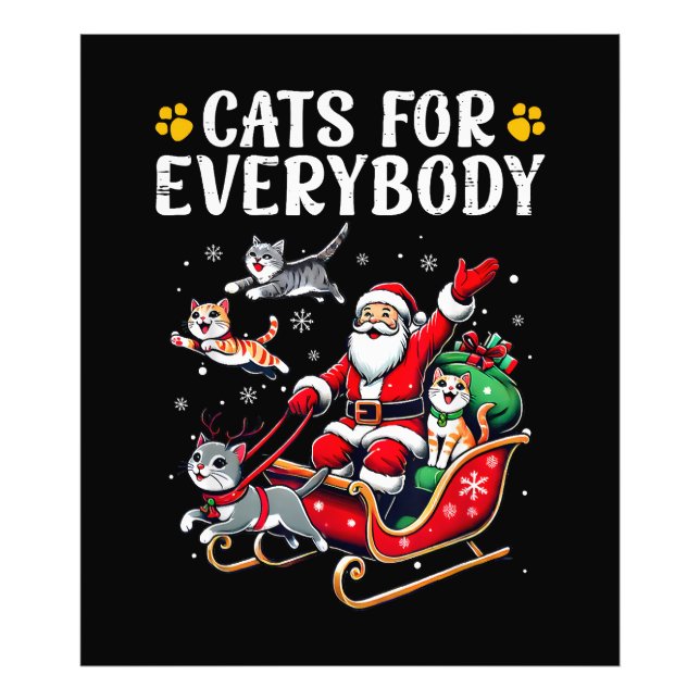 Foto Gatos Para Todos Navidades Gato Gracioso (Frente)