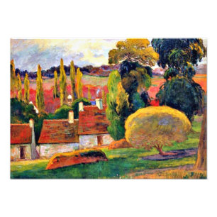 Foto Gauguin: Granja en Bretaña, famosa pintura