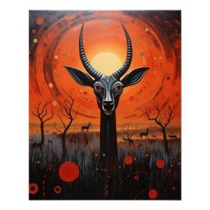Foto Gazelle - Dos soles al atardecer