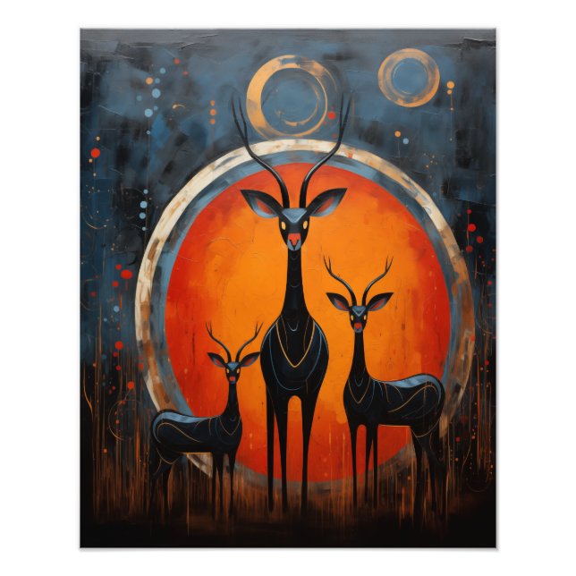 Foto Gazelle - Dos soles al atardecer (Frente)