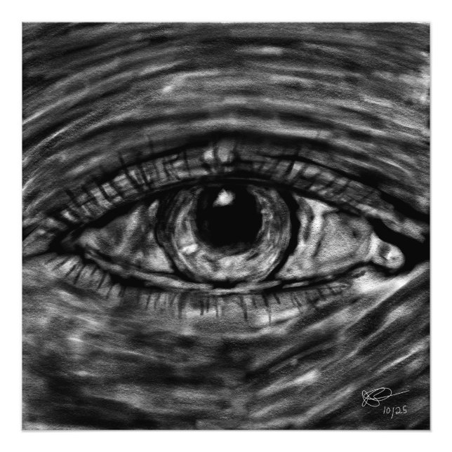 Foto Gazing Eye Digital Art  (Frente)