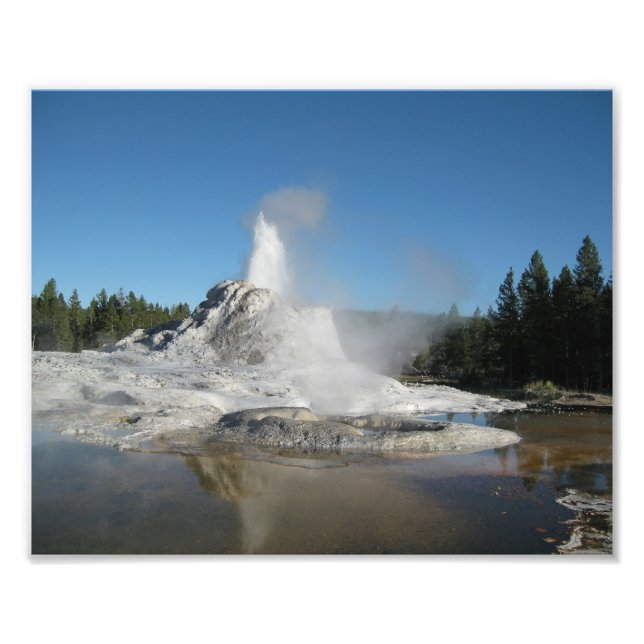 Foto Géiser de Yellowstone (Frente)