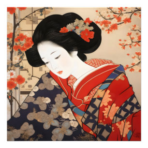 Foto Geisha Ukiyo-e Arte japonés