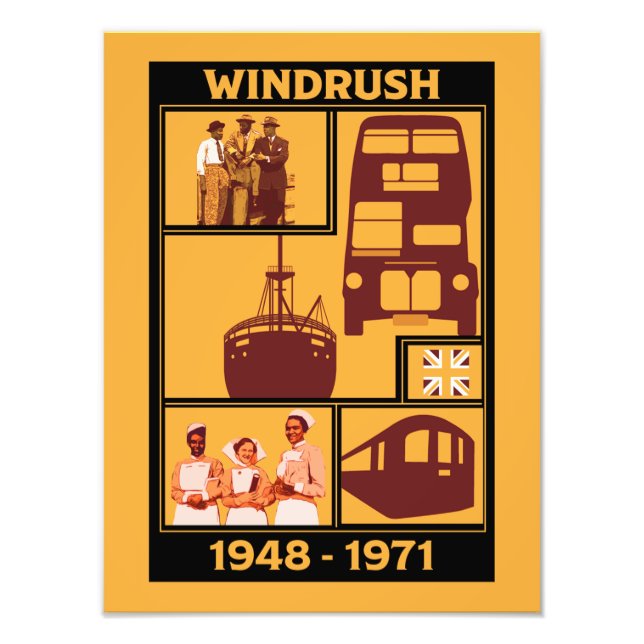 Foto Generación Windrush Historia Británica (Frente)