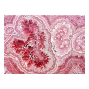 Foto Geode de cristales rosados