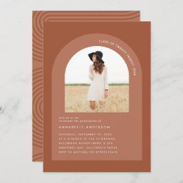 Foto geométrica moderna mínima bohemia de terracot