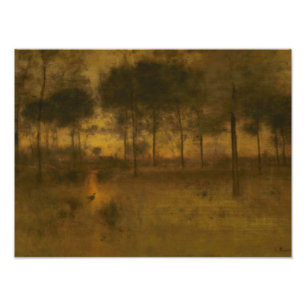 Foto George Inness - El hogar de la garza