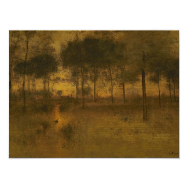 Foto George Inness - El hogar de la garza (Frente)