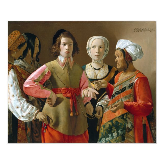 Foto Georges de La Tour El adivino (Frente)