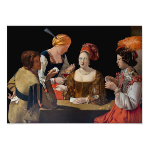 Foto Georges de la Tour - Tramposo con el As de Diamant