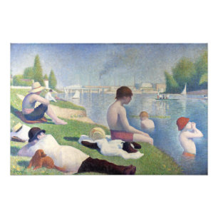Foto Georges Seurat - Bathers en Asnieres