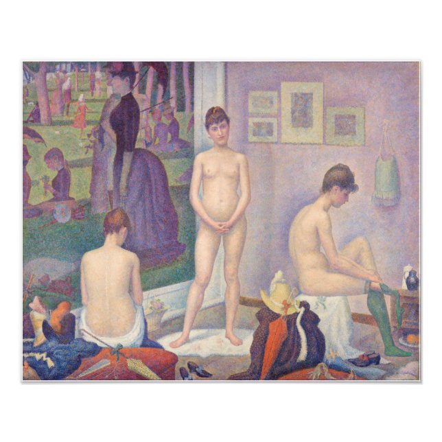 Foto Georges Seurat - Los Modelos (Frente)