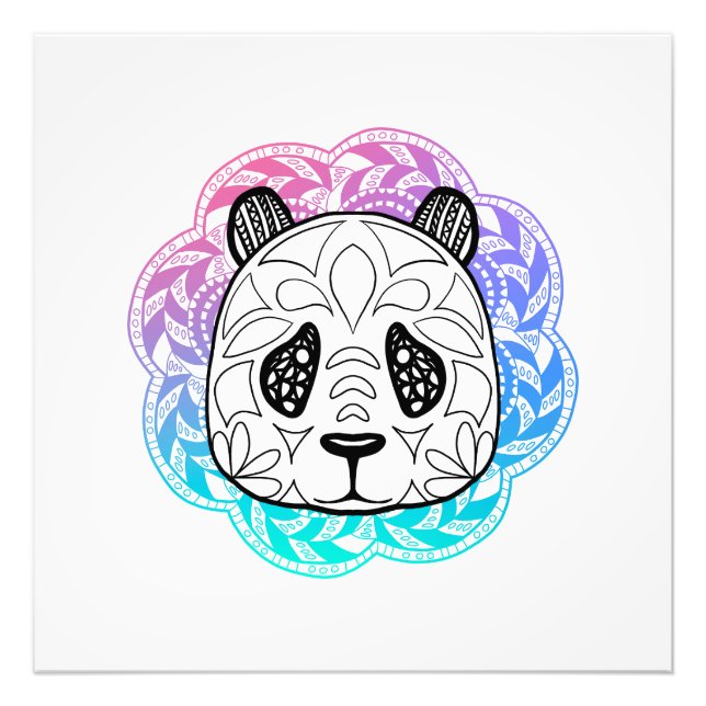 Foto Giant Panda Mandala (Frente)