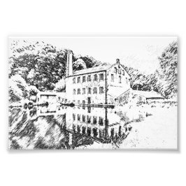 Foto Gibson Mill, Hardcastle Crags Obra de arte de carb