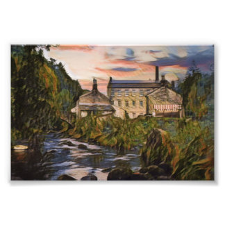 Foto Gibson Mill, Hardcastle Crags Pintura al óleo