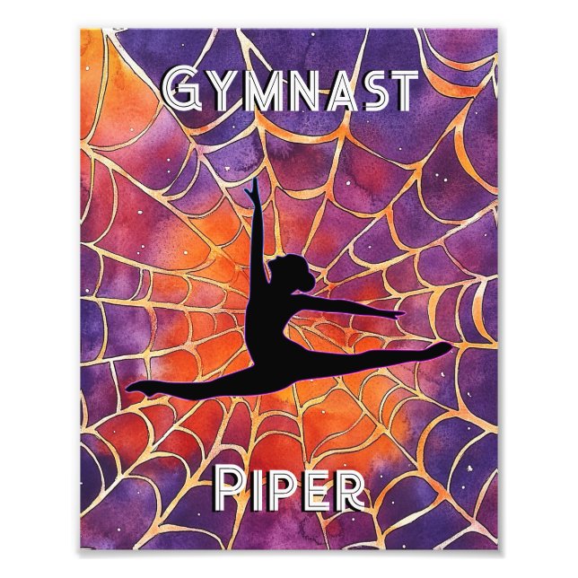 Foto Gimnasia personalizada Halloween Spiderweb (Frente)
