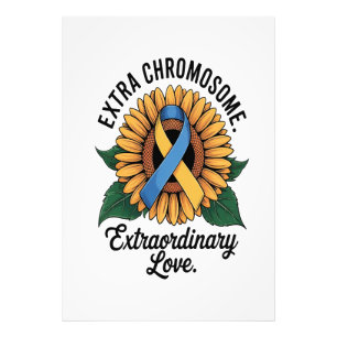 Foto Girasol de Conciencia del Síndrome de Down