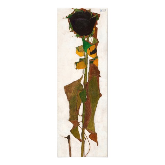 Foto Girasol de Egon Schiele (Frente)
