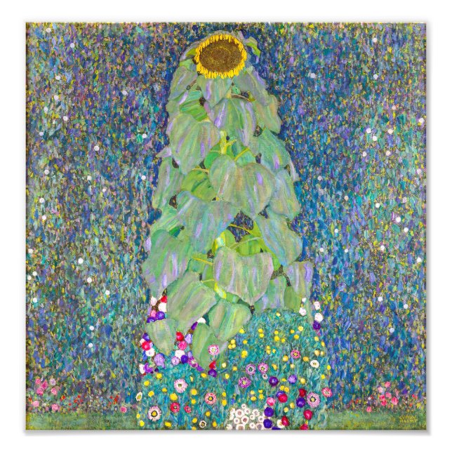 Foto Girasol | Gustav Klimt | (Frente)