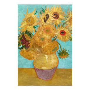 Foto Girasoles, pintura de naturaleza muerta postimpres