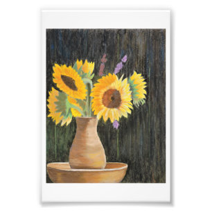 Foto Girasoles y sombras