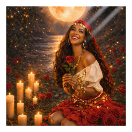Foto gitana roja