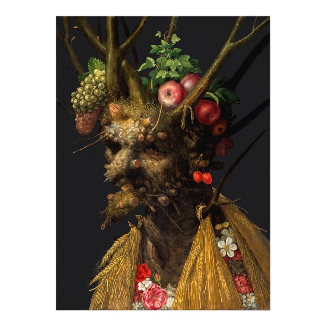 Foto Giuseppe Arcimboldo - Cuatro estaciones en una sol (Frente)