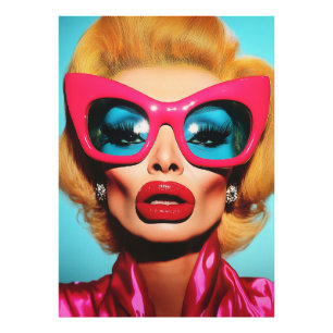 Foto Glam Diva en tonos retro