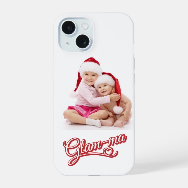 Foto Glamma rojo/blanco sobre blanco (Reverso )