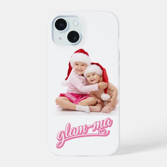 Foto Glamma rosa/blanco sobre blanco (Reverso )