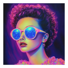 Foto Glamour Neon Galaxy